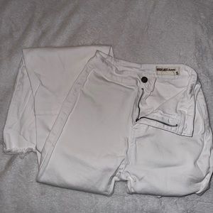 White bell bottom jeans